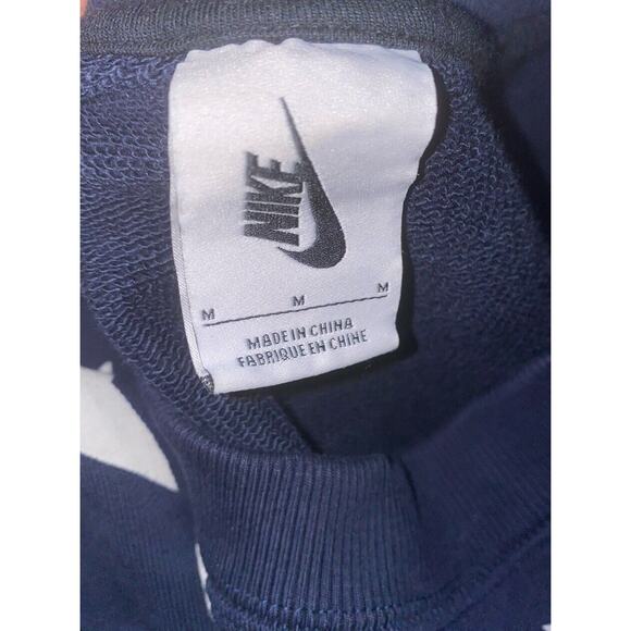 Nike Lab Collection Fleece Sweatshirt Men Sz Medium Blue USA Stars Crew Pullover - Picture 4 of 7